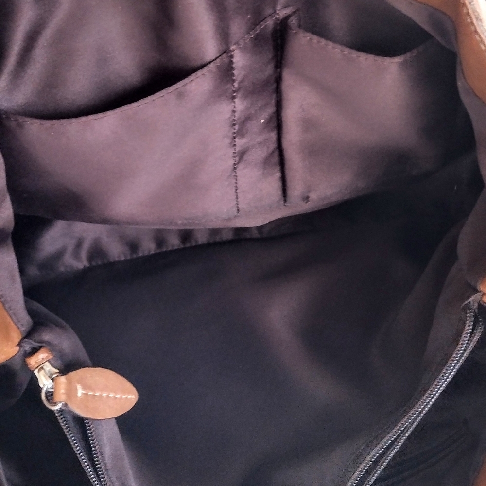 🤎 Y2K Coach Penelope Metallic Copper Signature XL Shopper Shoulder Tote Bag - Picture 12 of 13